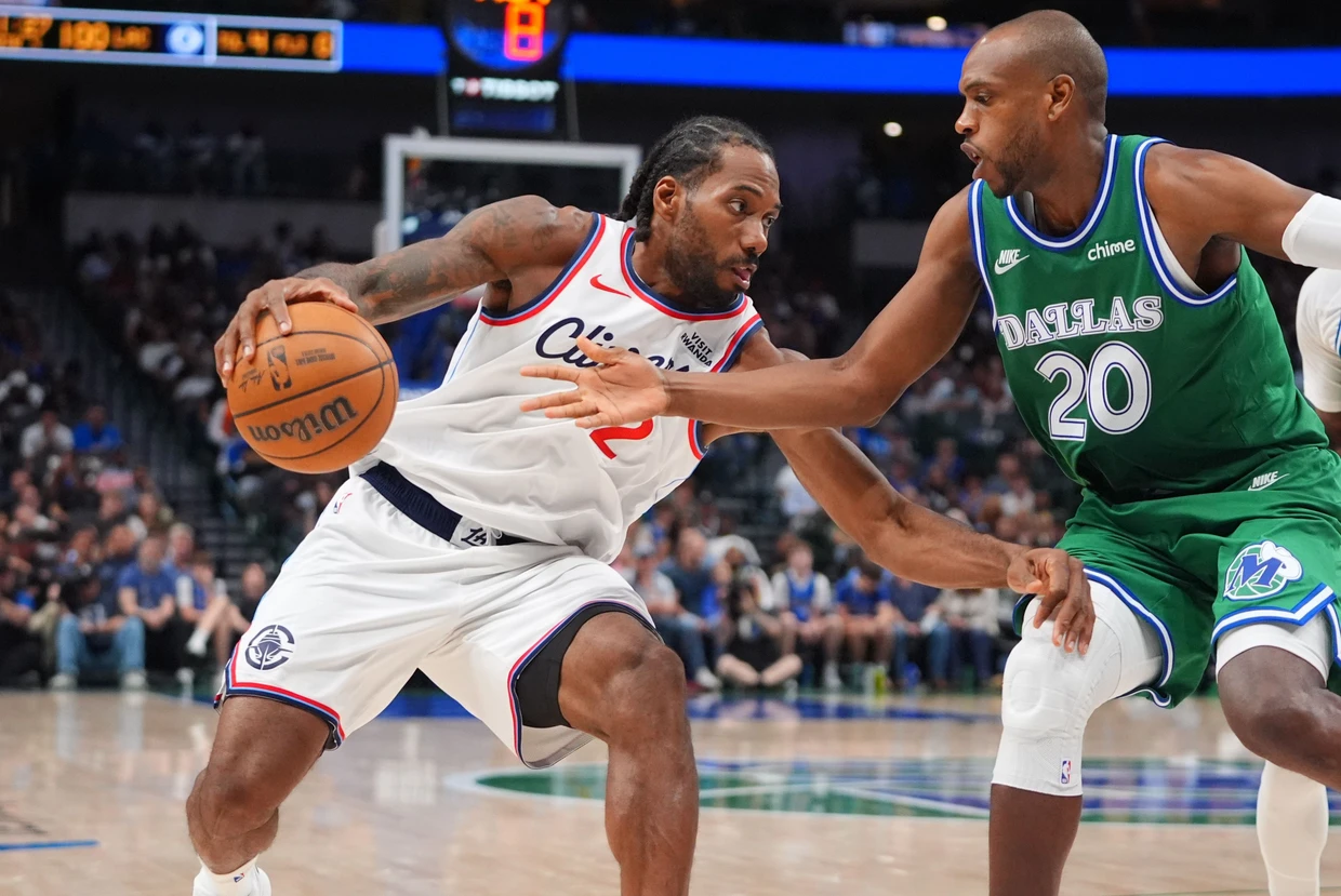 Im Fokus: Clippers-Profi Kawhi Leonard (links)
