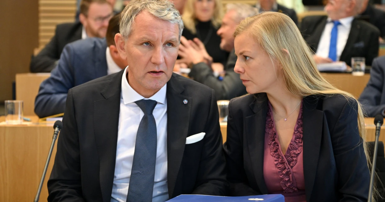 Der Thüringer AfD-Landesvorsitzende Björn Höcke am 3. Dezember im Erfurter Landtag