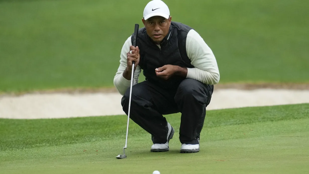 Höchste Konzentration: Tiger Woods beim Masters in Augusta.