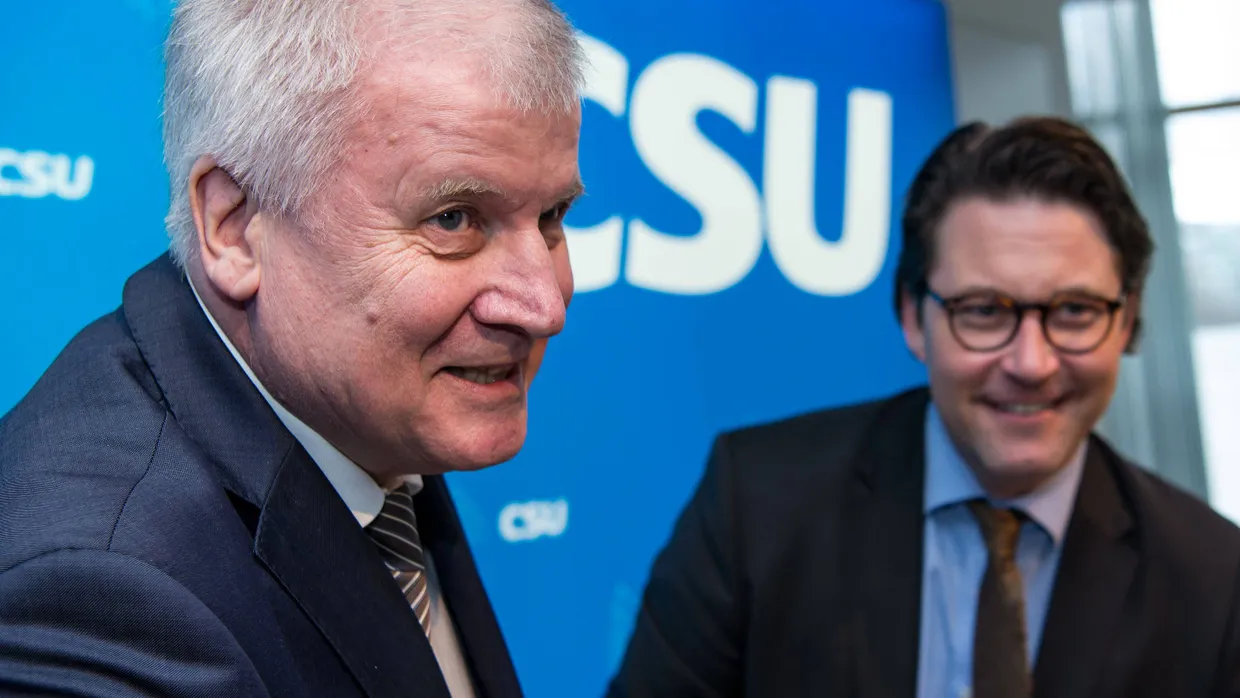 Gut gelaunt? Horst Seehofer (l.) und Andreas Scheuer in München