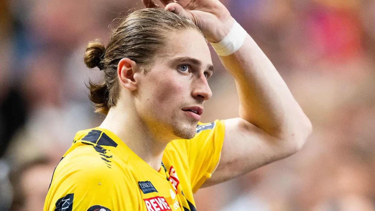 Ab nach Aalborg: Juri Knorr entflieht dem Druck bei den Rhein-Neckar-Löwen.