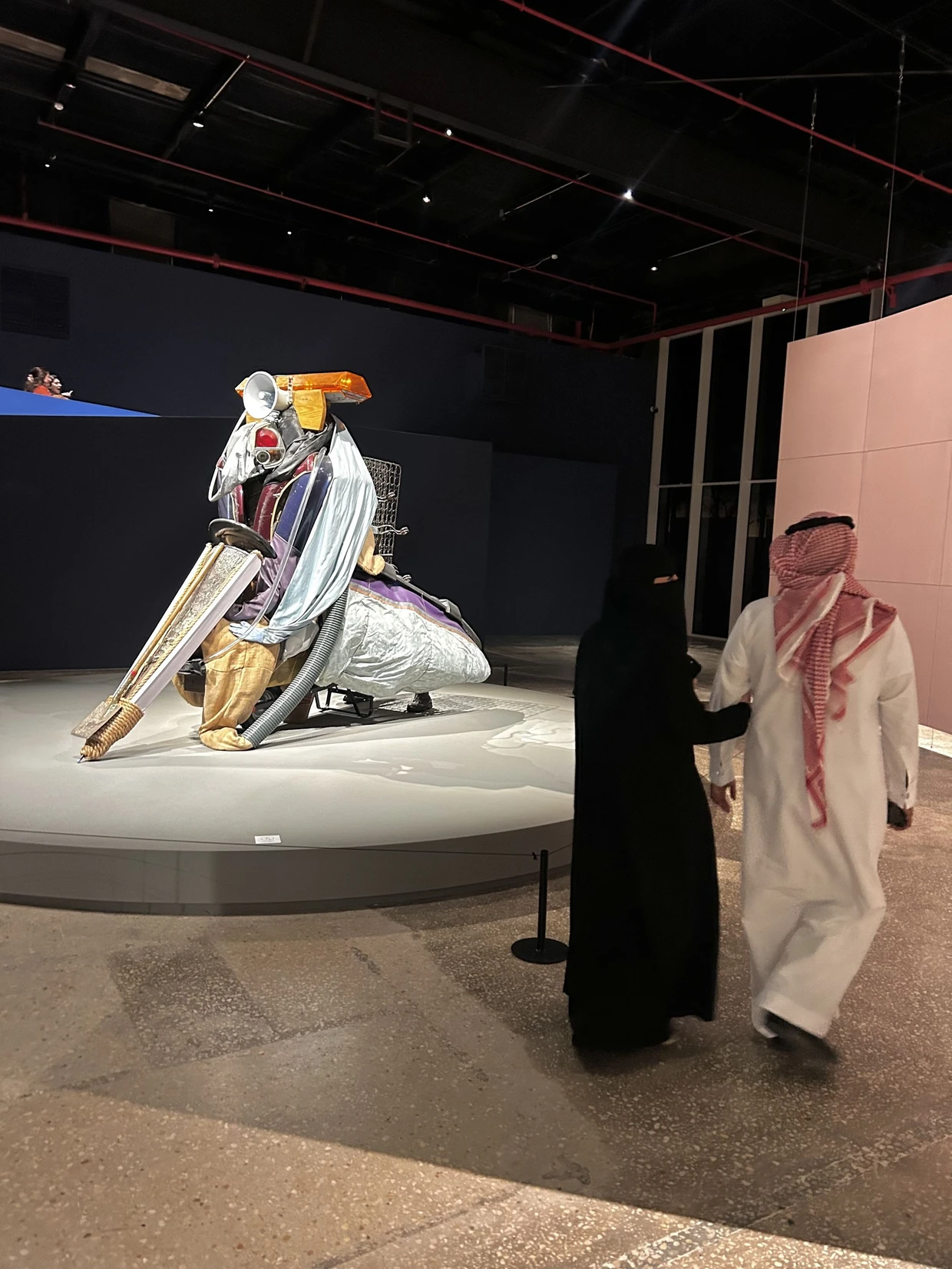 Ein Kunstwerk auf der Diriyah Contemporary Art Biennale