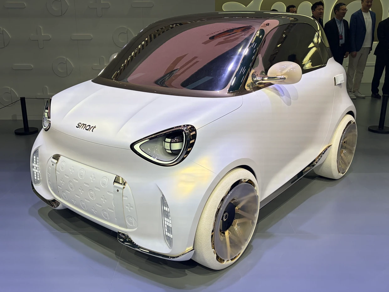 Zu kleiner Letzt: Der Smart kehrt zurück, vollelektrisch und leicht gewachsen, aber unverkennbar.
