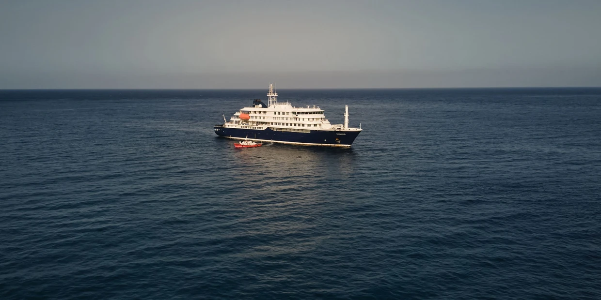 Vergangenen Dienstag liegt die „Hondius“ noch vor den Kapverden vor Anker.