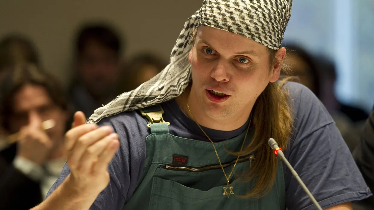 Gerwald Claus-Brunner während einer Fraktionssitzung der Piratenpartei in Berlin 2011. Der Politiker ist tot in seiner Wohnung aufgefunden worden.