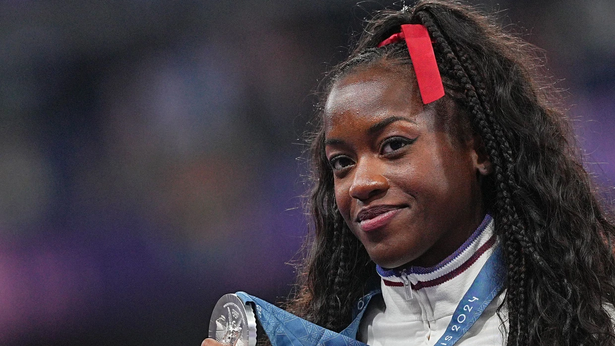 Cyréna Samba-Mayela: Die Französin ist seit ihrer Silbermedaille bei den Olympischen Spielen 2024 frankreichweit bekannt.