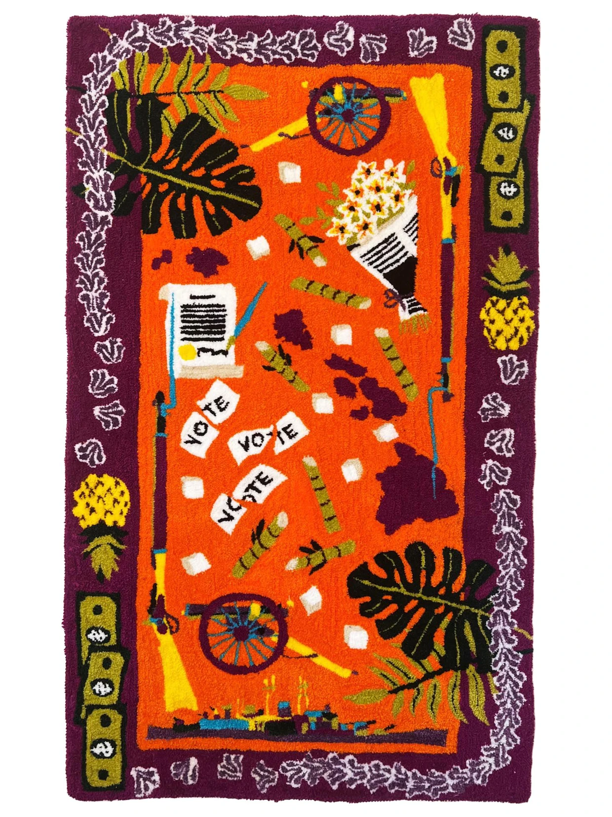  Johannah Herrs „American War Rug XVII (Hawaii 1893)“, 2022