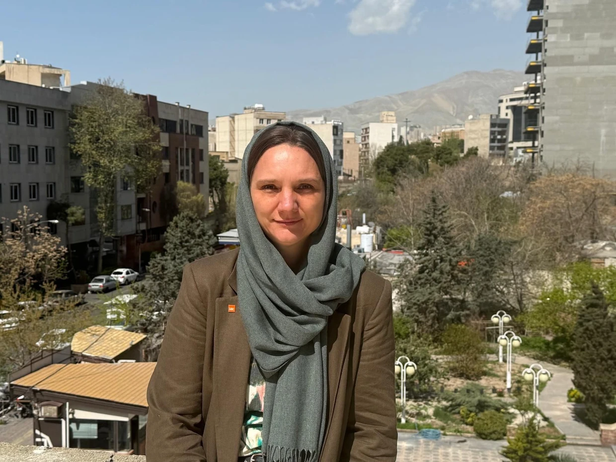 Martje van Raamsdonk, Landesdirektorin Iran des Norwegisches Flüchtlingsrats, in Teheran