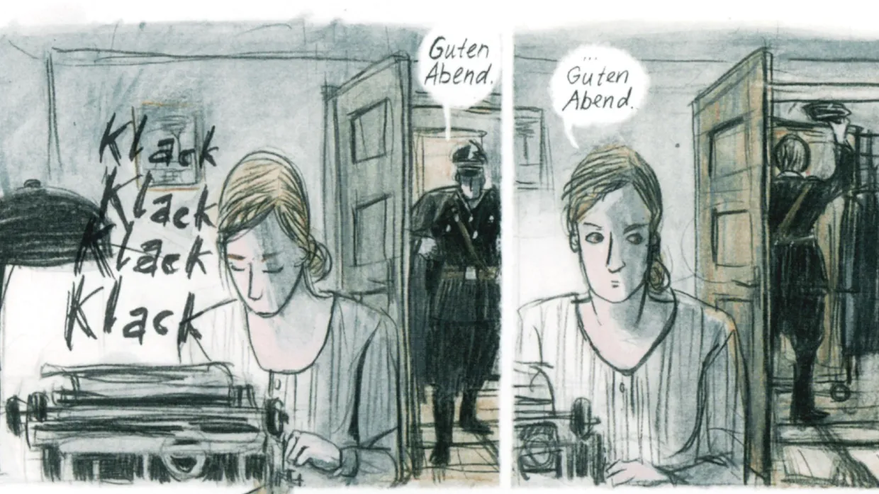 Eine Szene aus „Irmina“, dem bekanntesten Buch von Barbara Yelin, die nun die erste deutschen Comicprofessur bekleidet