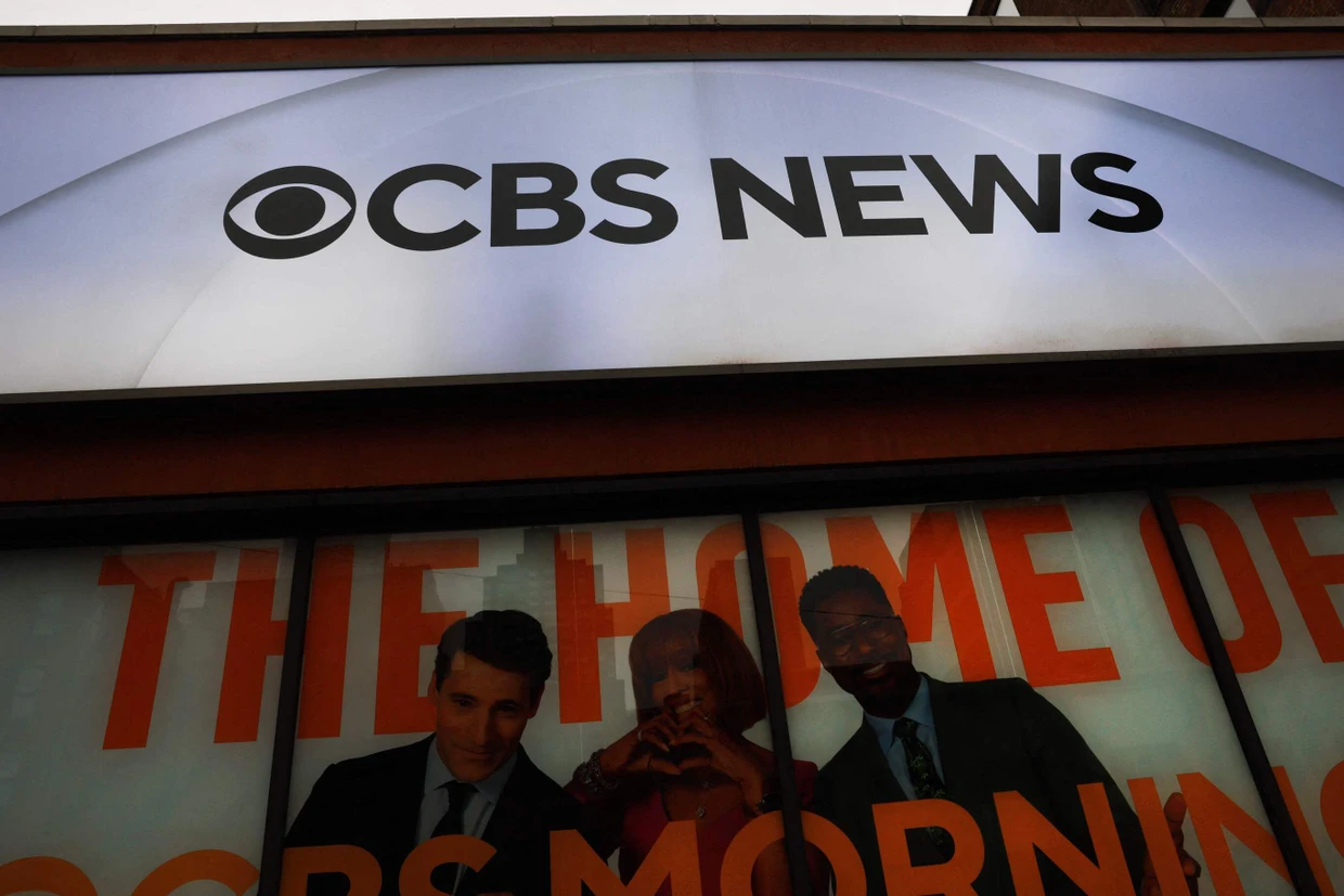 Die Nachrichtenzentrale von CBS News in Manhattan.