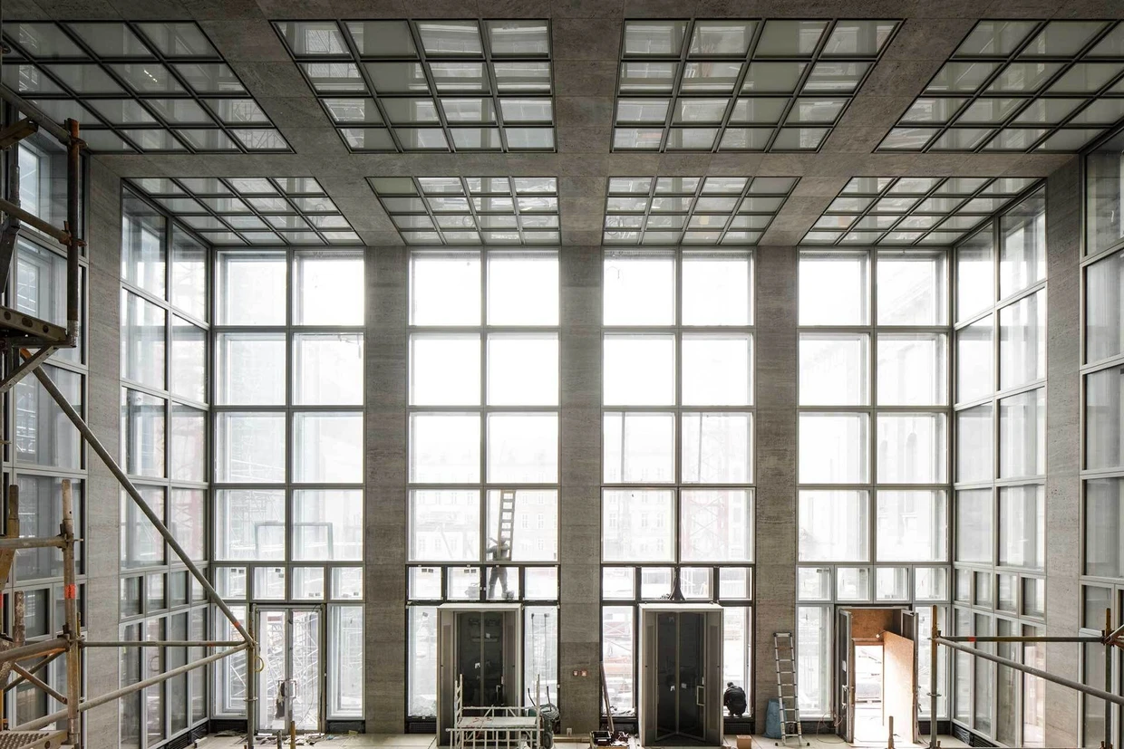  der „Tempietto“, die neue Eingangshalle des Museums