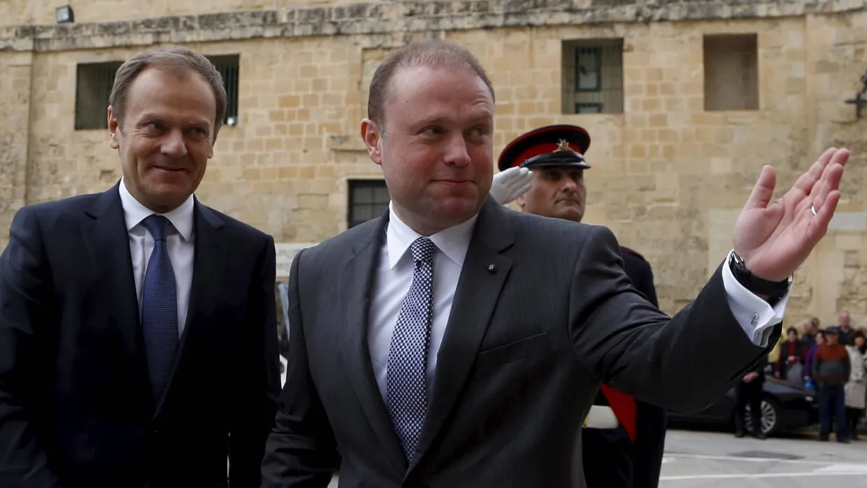 Der Präsdient des Europäischen Rates Donald Tusk (links) und der Ministerpräsident von Malta Joseph Muscat: Wie sieht ein möglicher Einsatz der EU in der Libyen-Krise aus?