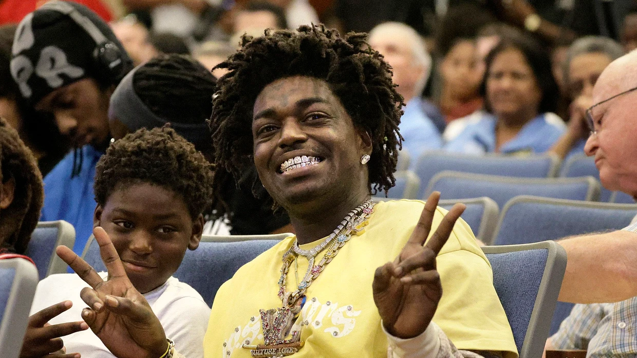 Im Juli 2025: Rapper Kodak Black bei einer Feier in Pompano Beach im Bundesstaat Florida