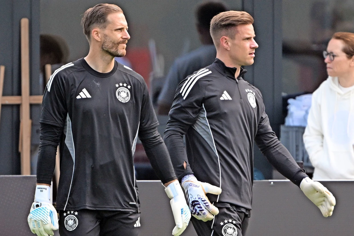 Eine Frage der Perspektive: Oliver Baumann (links) und Marc-André ter Stegen