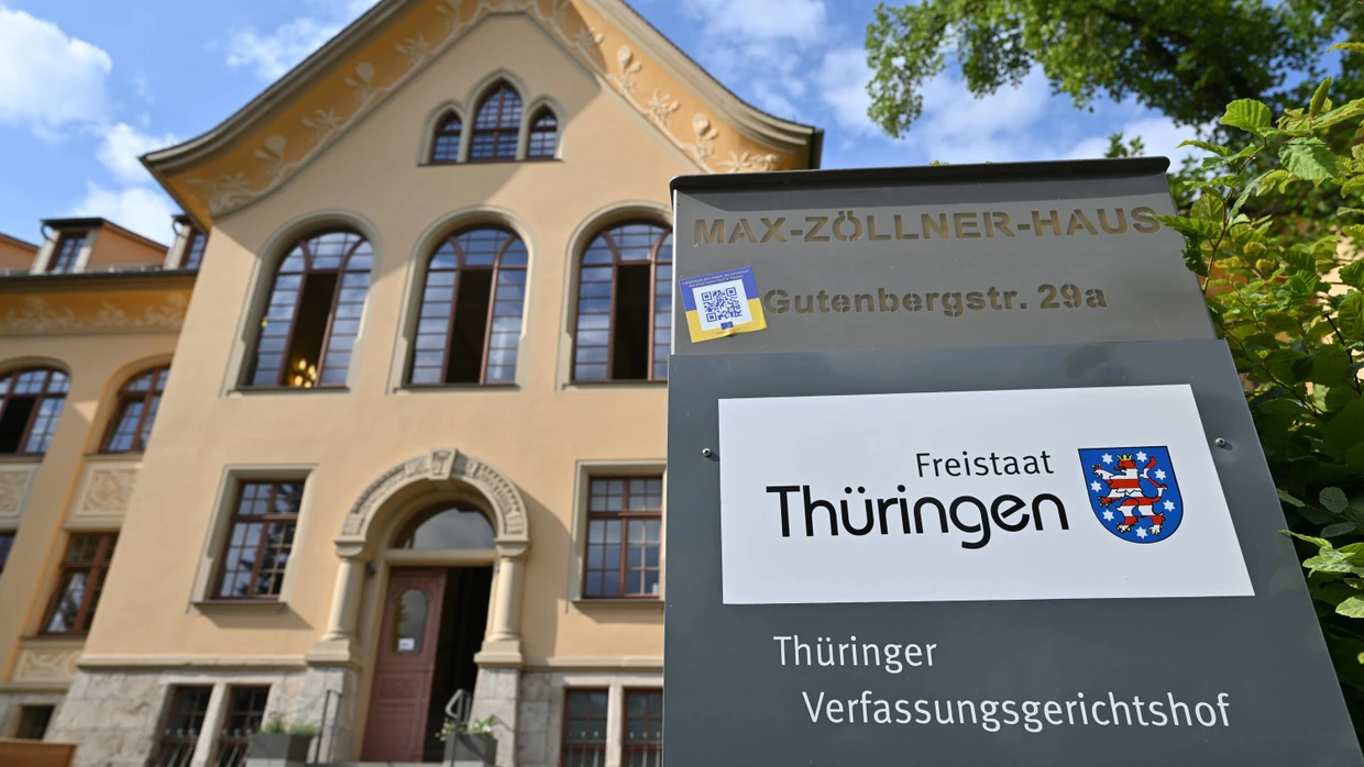 Der Thüringer Verfassungsgerichtshof in Weimar