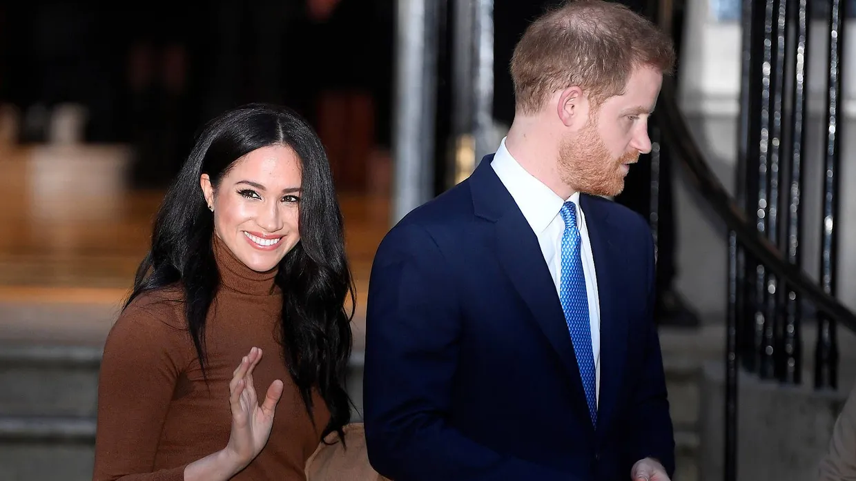 Harry und Meghan verlassen das „Canada House“ in London, Sitz der diplomatische Vertretung Kanadas im Vereinigten Königreich.