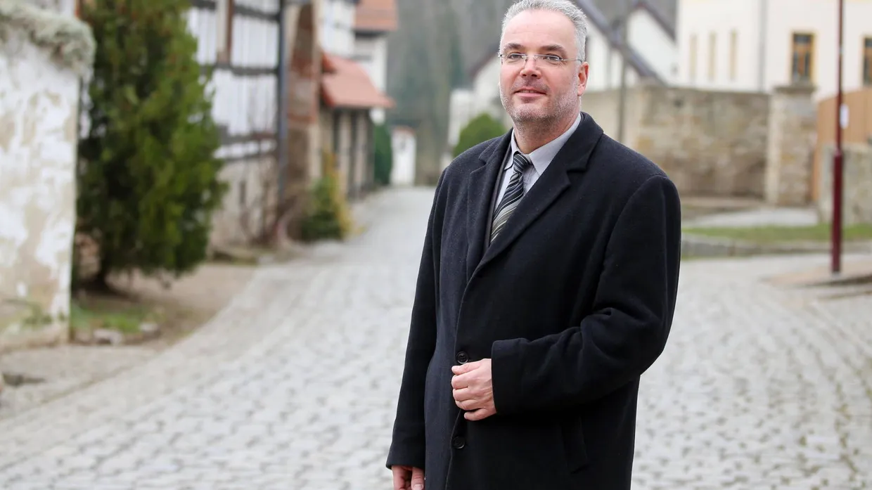 Der zurückgetretene Bürgermeister von Tröglitz, Markus Nierth: „Ich fühle mich im Stich gelassen.“