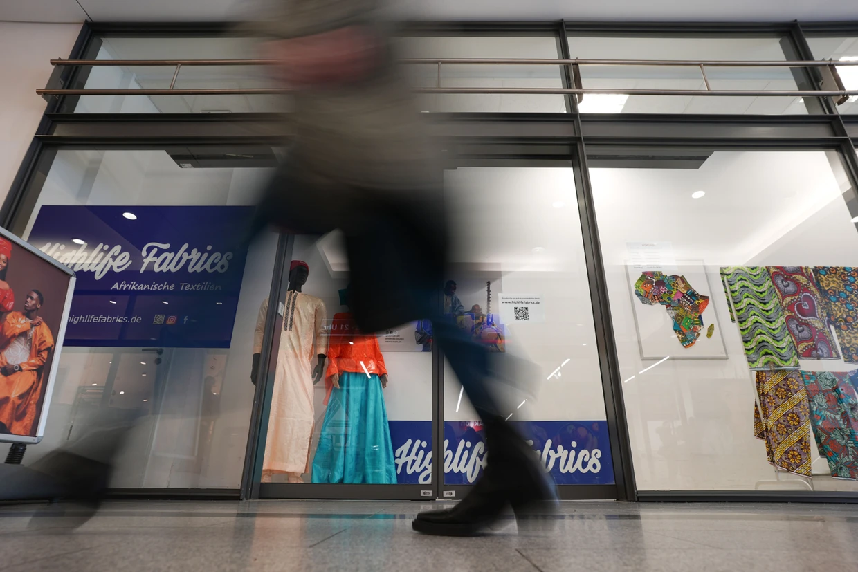 Die Einkaufspassage in Hamburg-Altona, in die der Wolf geraten war. Wie, ist noch unklar