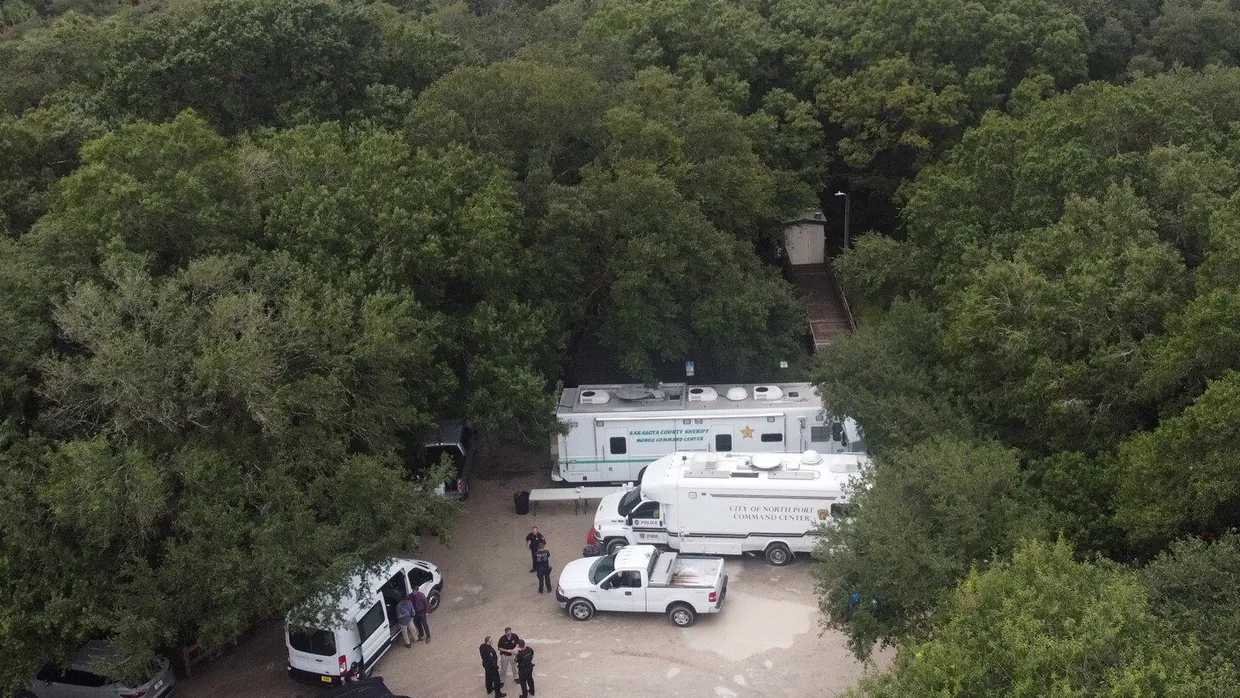 Im weitläufigen Carlton Reserve in Florida sucht die Polizei nach dem verschwundenen Freund der vermissten Gabby Petito.