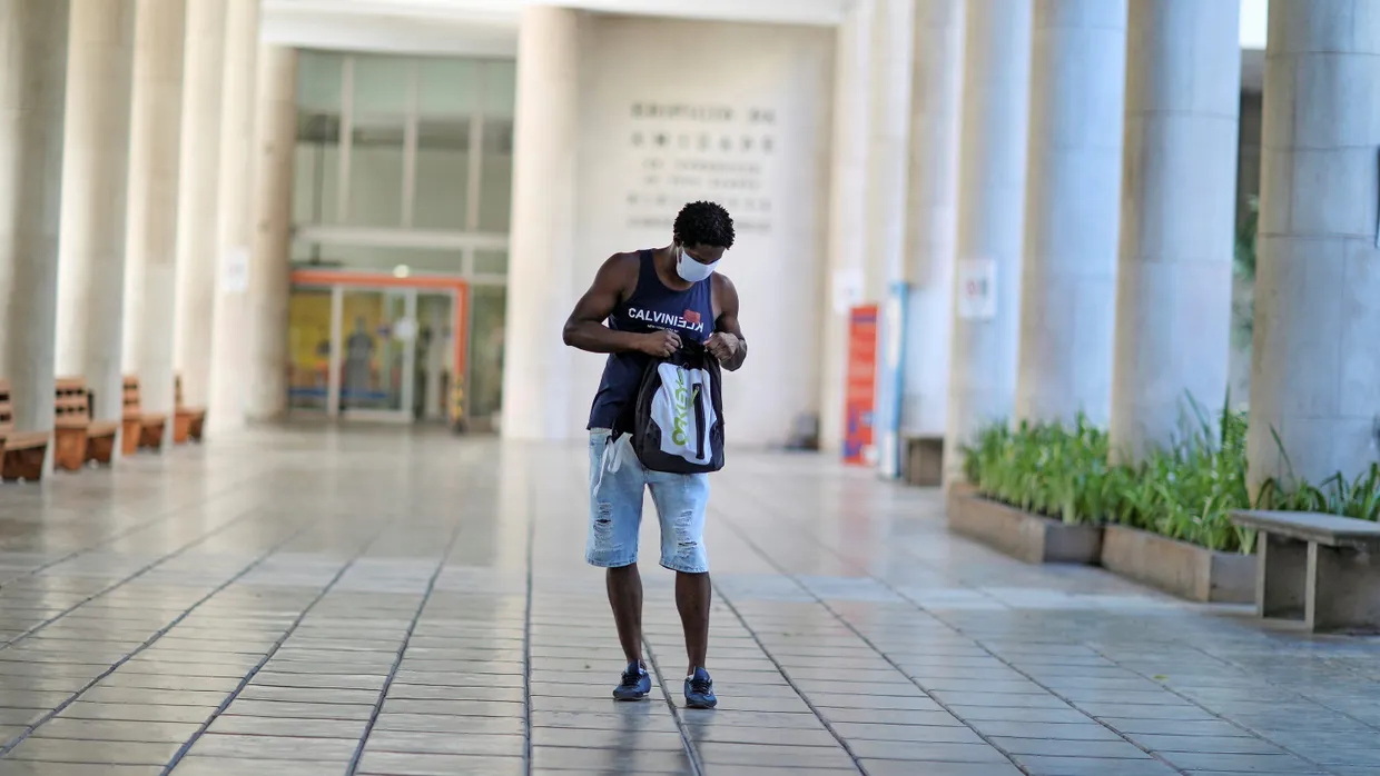 Student an der Katholischen Universität in Rio