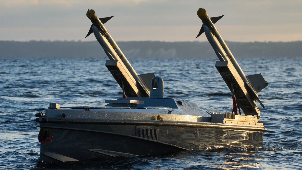 Вооруженный морской беспилотник украинской военной разведки: «Магура V7».