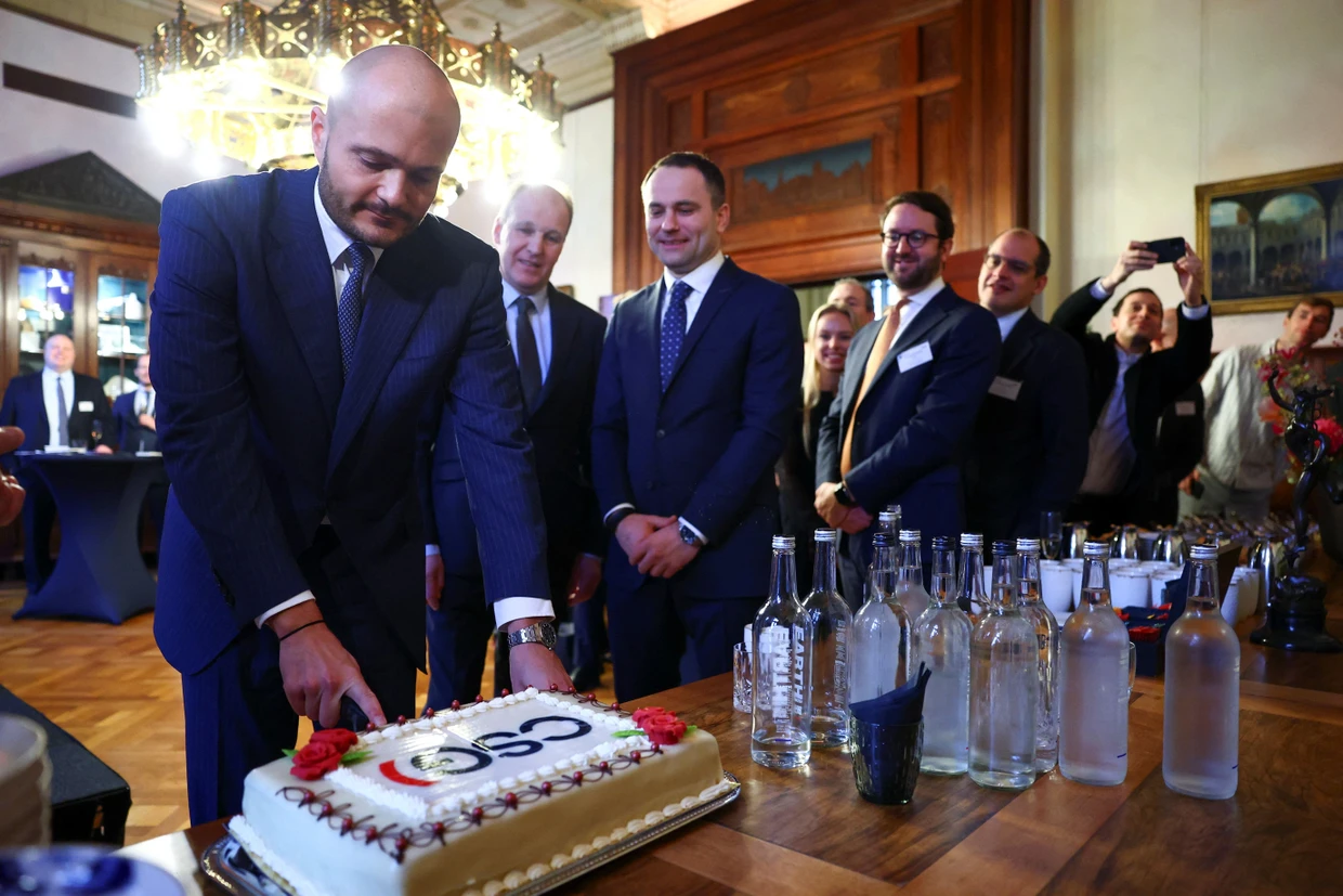 Da war die Stimmung noch gut: Unternehmer Michal Strnad beim CSG-Börsengang.