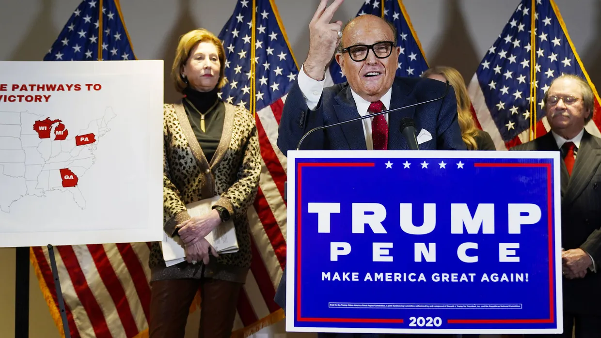 Voller Einsatz: Giuliani ist persönlicher Anwalt von Präsident Trump.