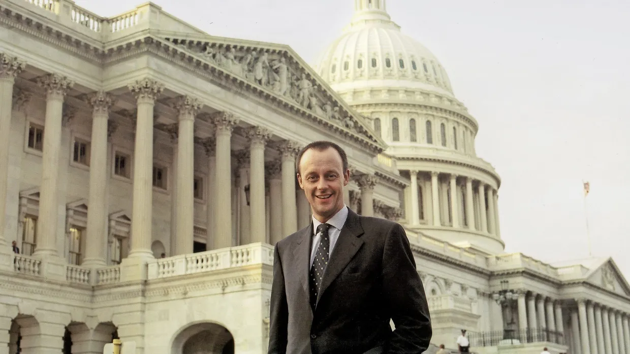 Friedrich Merz 2001 in Washington (Symbolbild)
