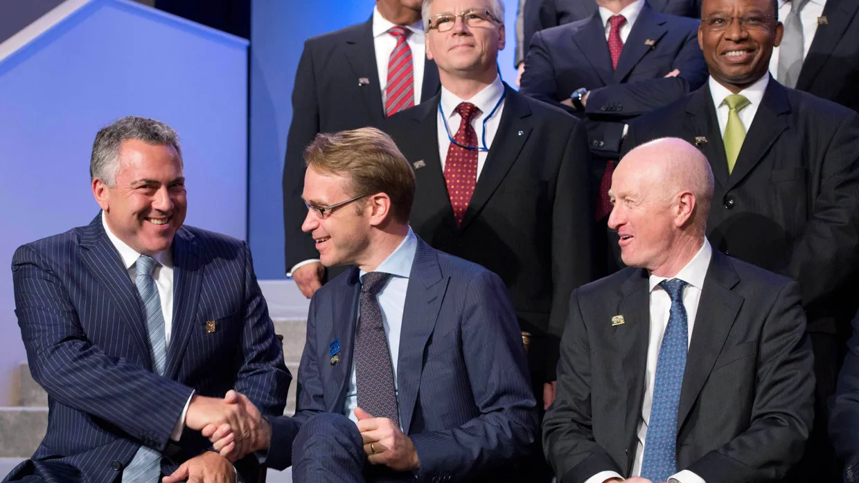Weidmann im Mittelpunkt: „Familienfoto“ auf der IWF- und Weltbanktagung