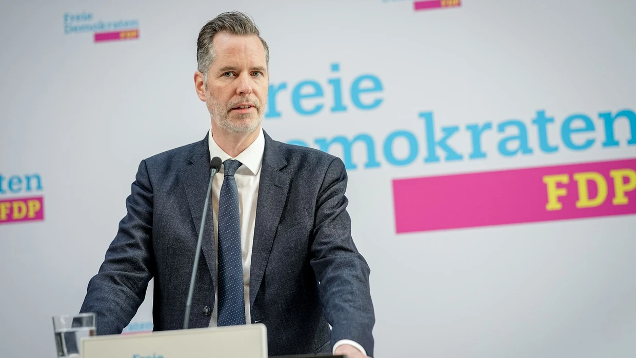Der FDP-Parteivorsitzende Christian Dürr