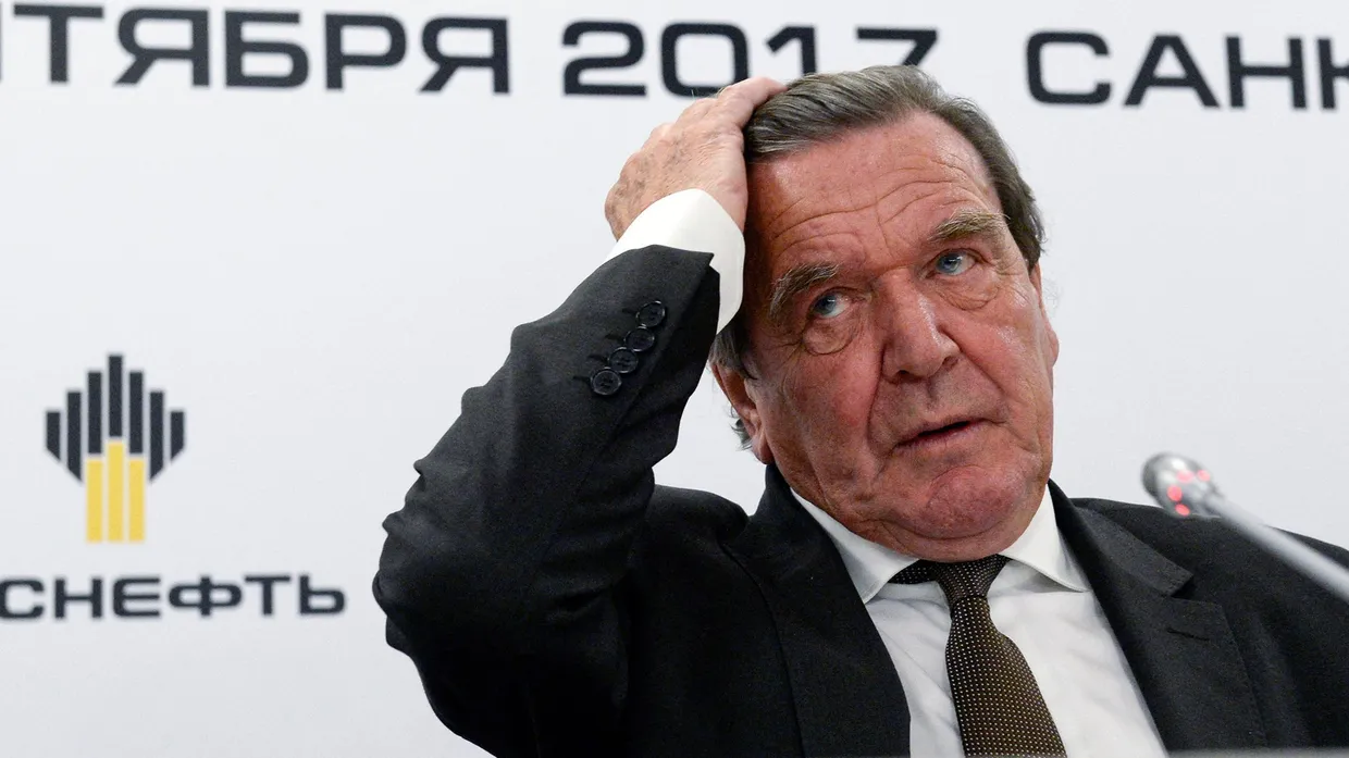 Gerhard Schröder am 29. September 2017 in Sankt Petersburg.