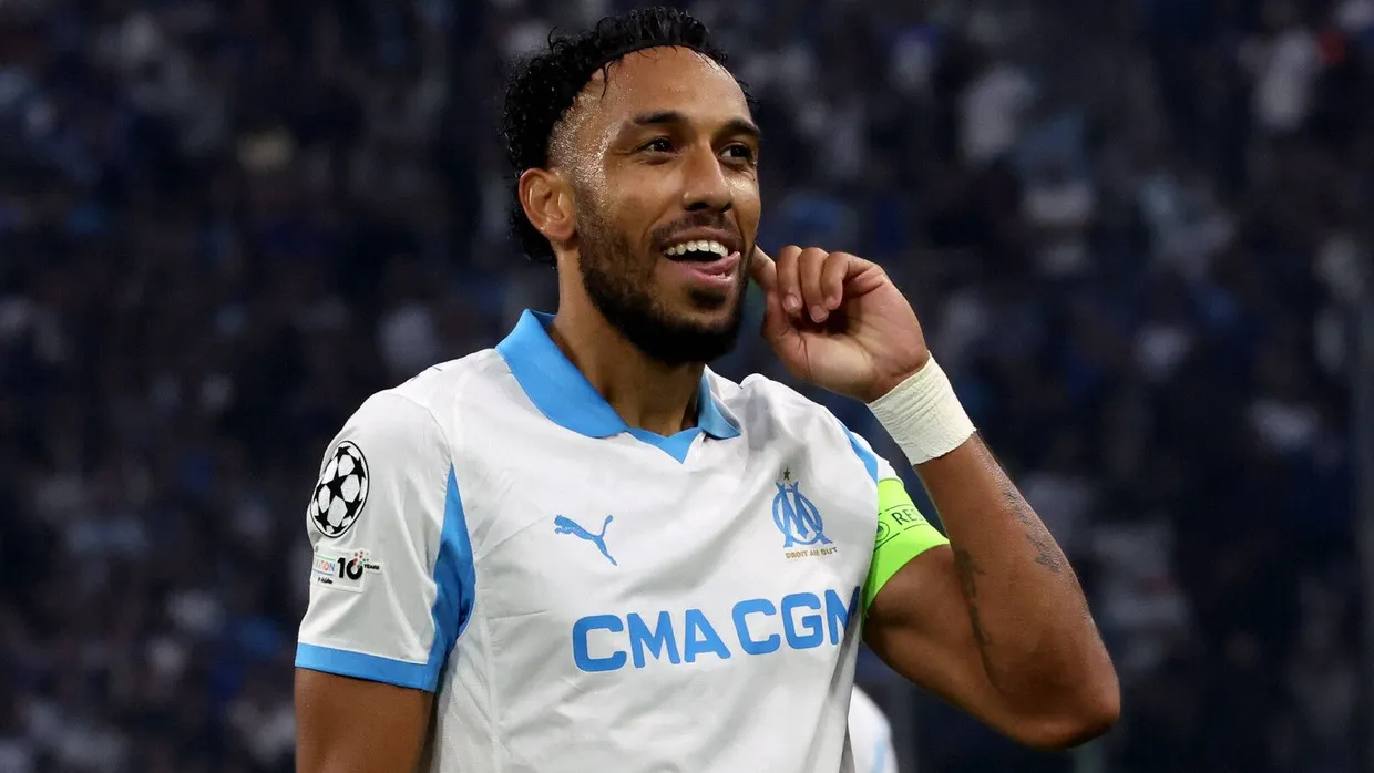 Immer noch am Ball: Pierre-Emerick Aubameyang, hier Ende September im Trikot seines derzeitigen Klubs Olympique Marseille