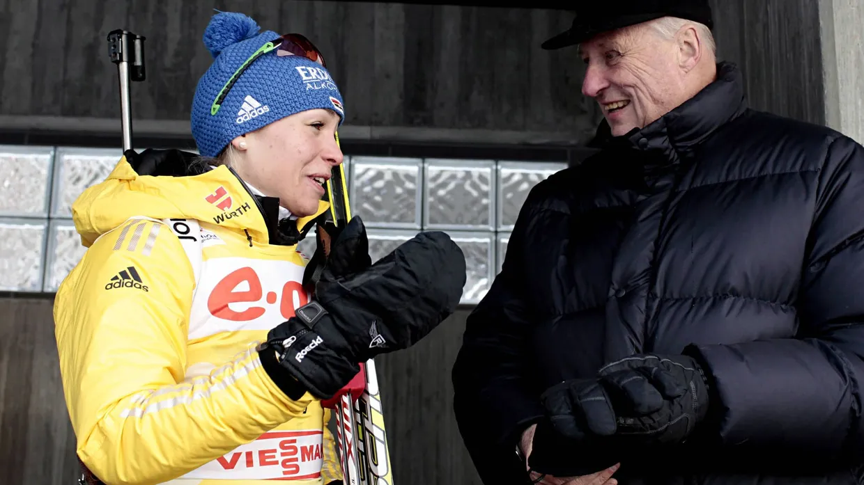 Royaler Smalltalk: Neuner mit Harald V.