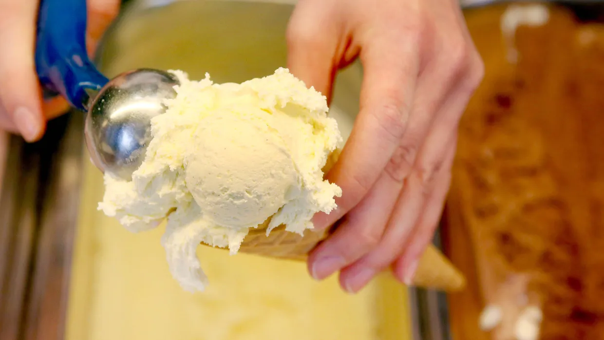 Eine ordentliche Portion Eis.