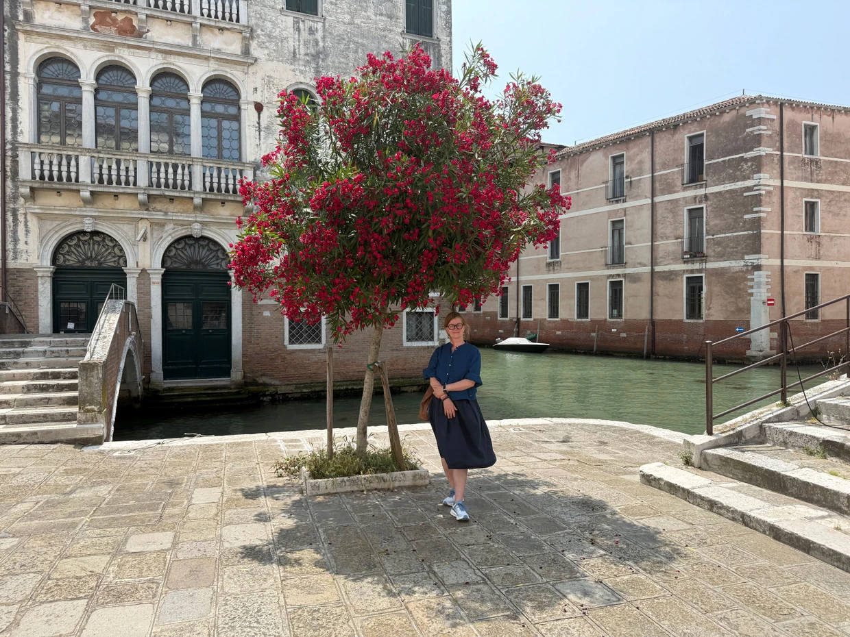 Trubel? Sandra Hofmeister wohnt in Venedig geruhsam.