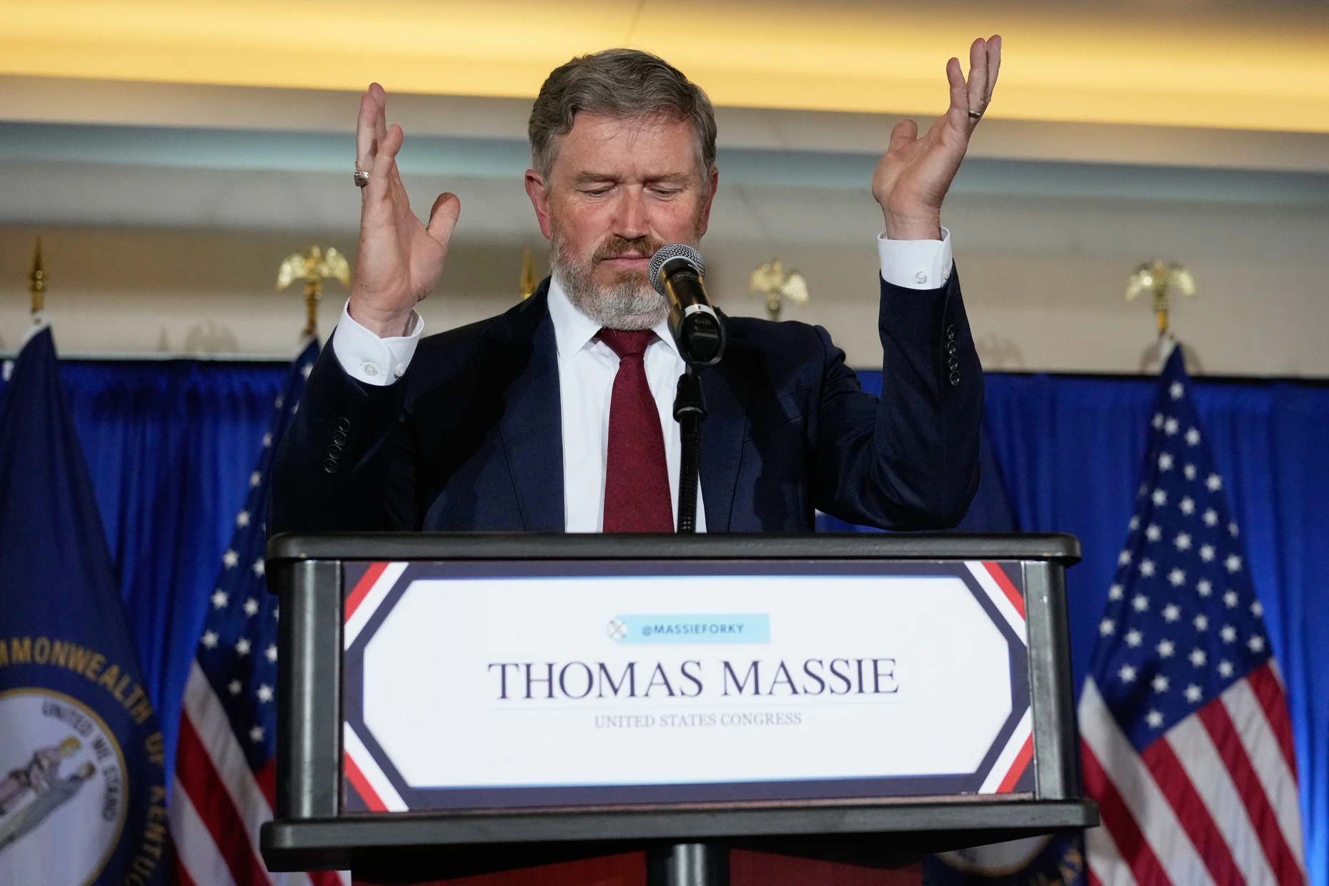 Thomas Massie am Dienstag in Kentucky