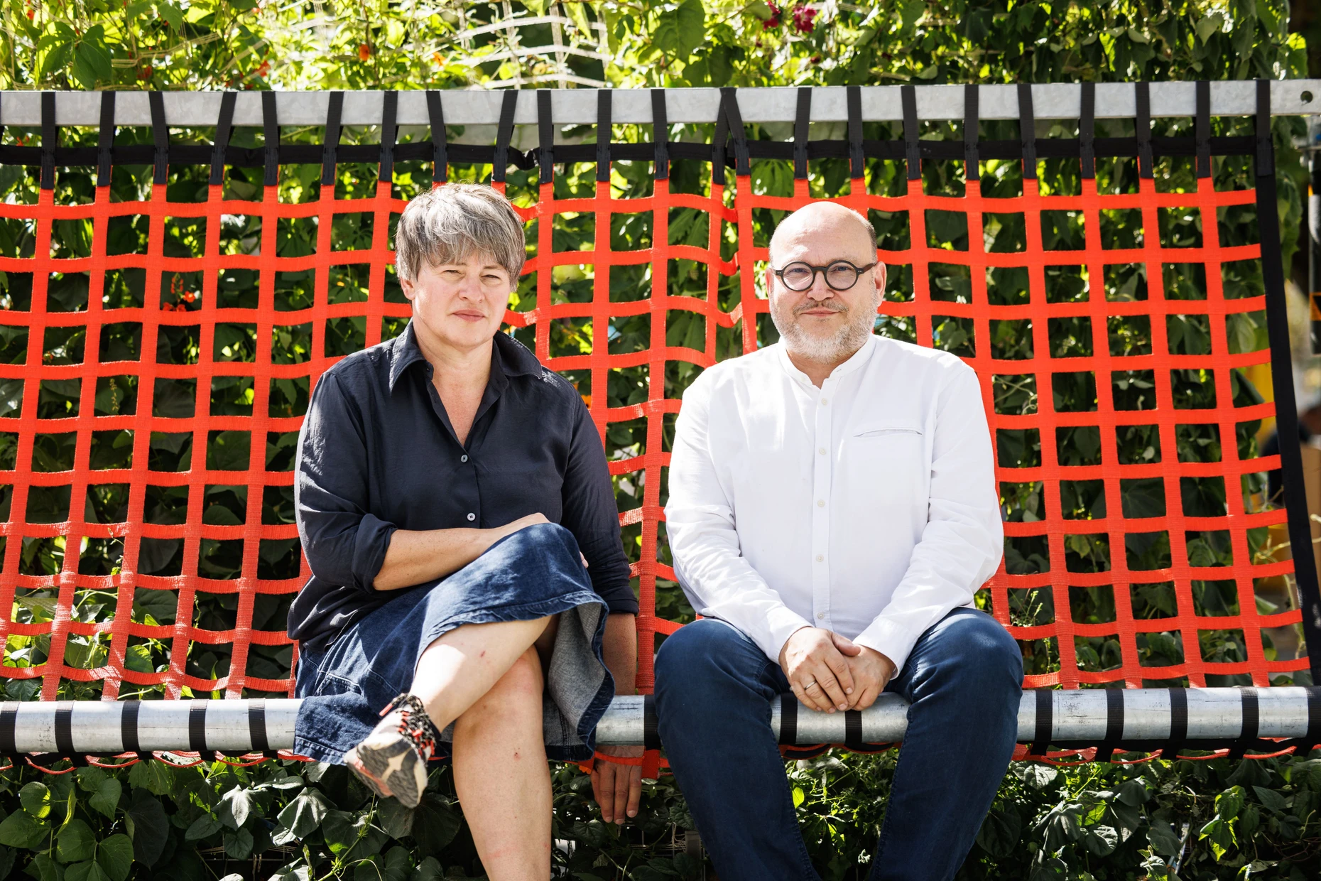 Die Ideengeber: Nicola Stattmann vom Start-up OMC°C und Architekt Malte Just