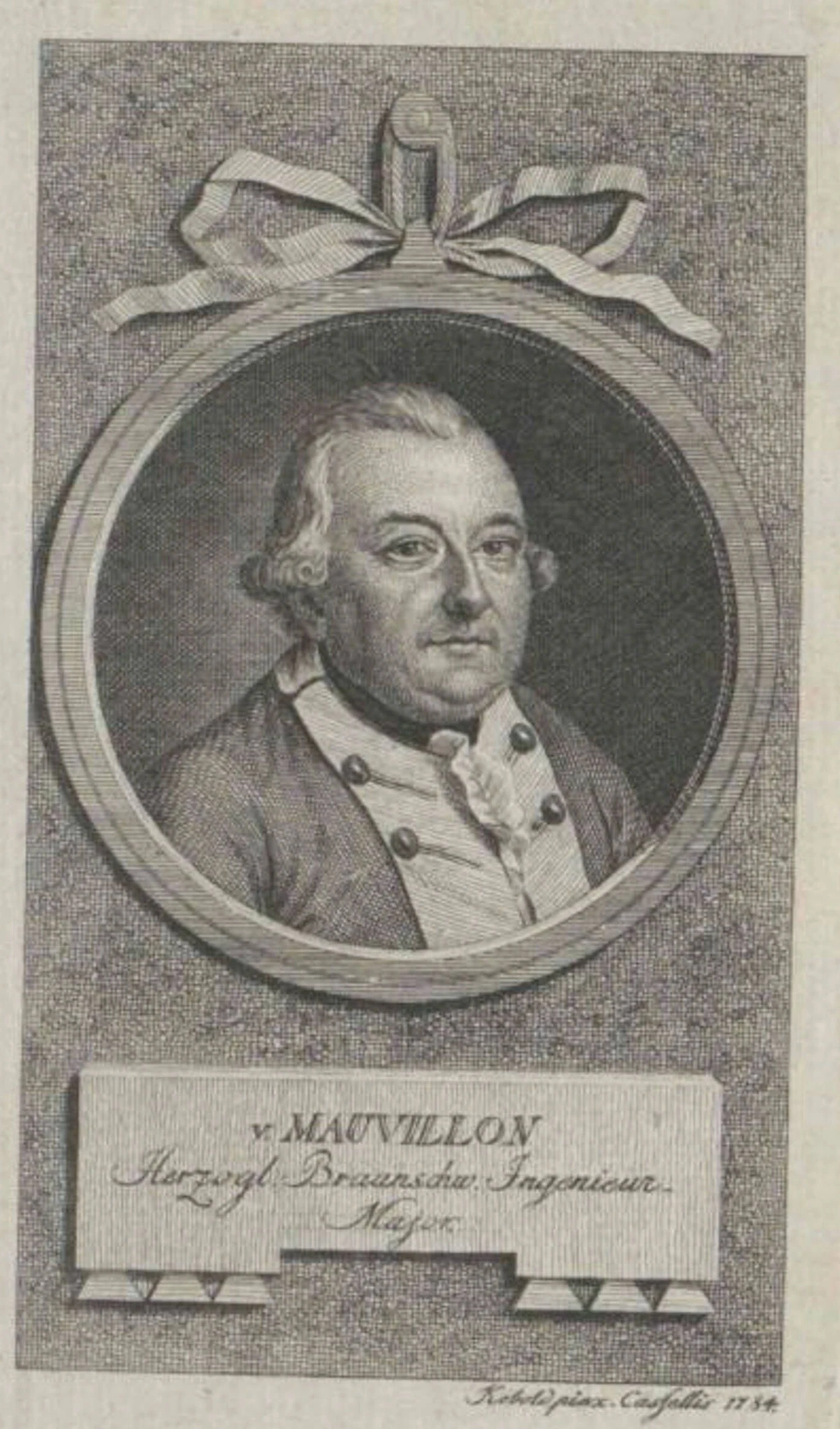 Jakob Mauvillon (1743 bis 1794) wechselte 1784 aus Kassel in den Dienst des Herzogs von Braunschweig und schrieb gemeinsam mit dem Grafen von Mirabeau die unter dessen Namen veröffentlichte „Schilderung des preußischen Staats unter Friedrich II.“.