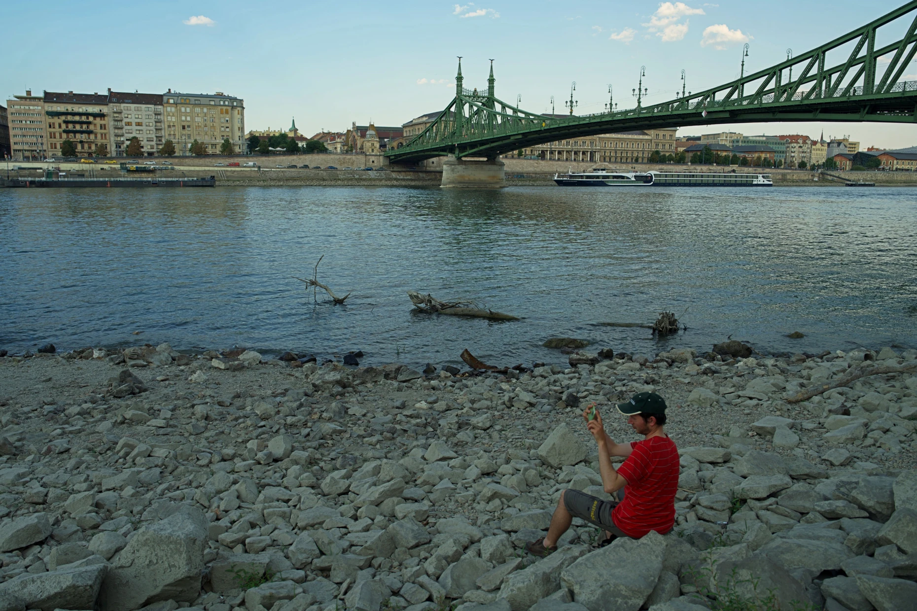 Blick auf die Donau in Budapest