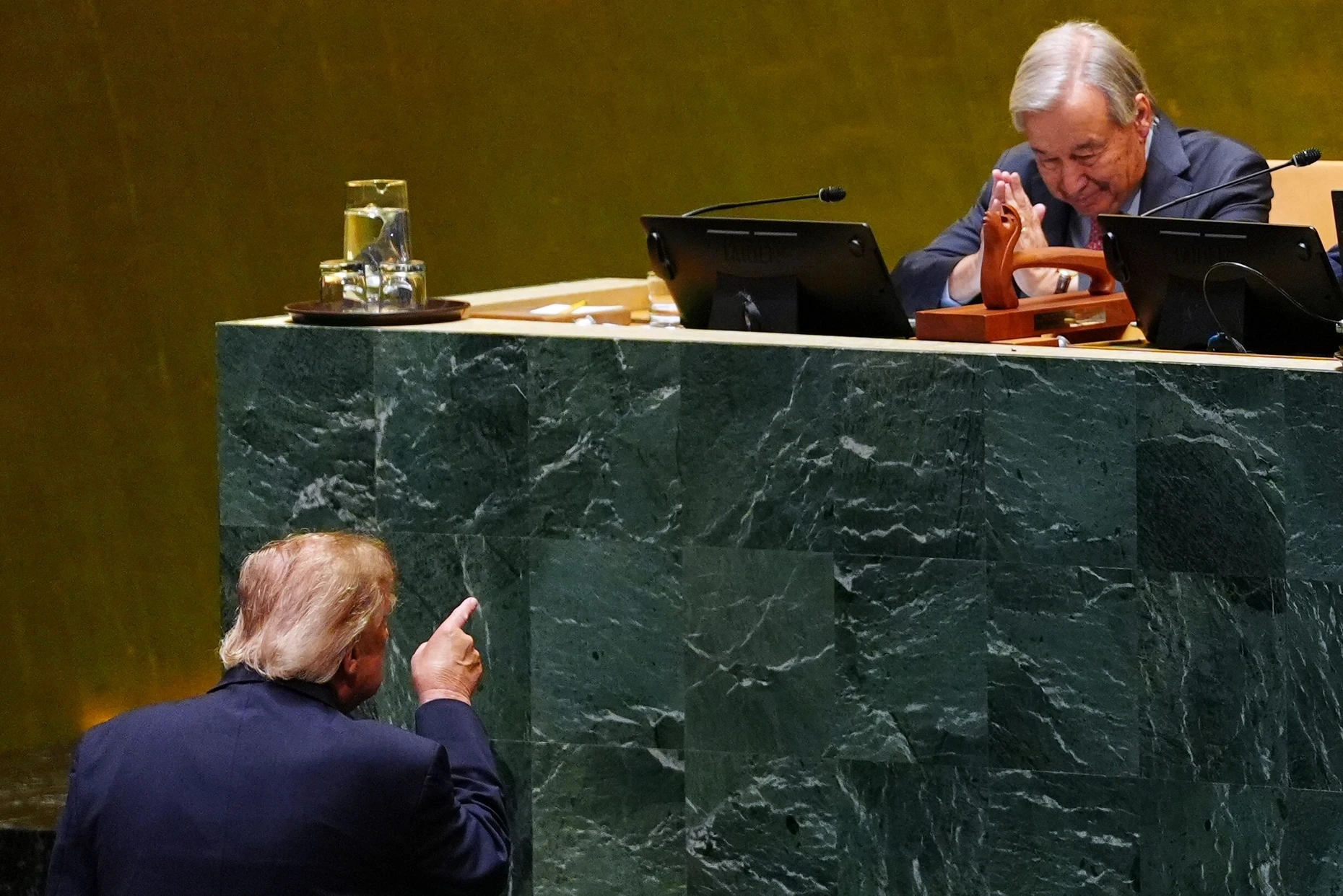 António Guterres dankt Donald Trump am Dienstag für dessen Rede.