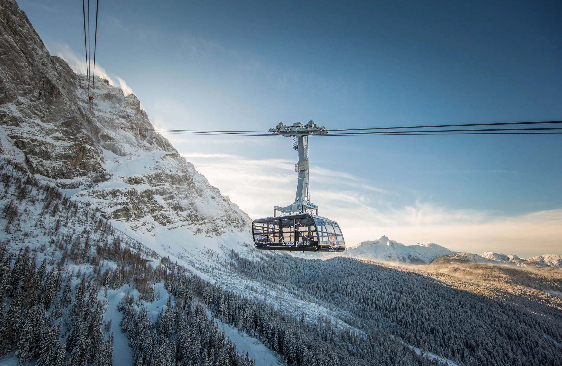 Die Seilbahn Zugspitze hält einige Weltrekorde.