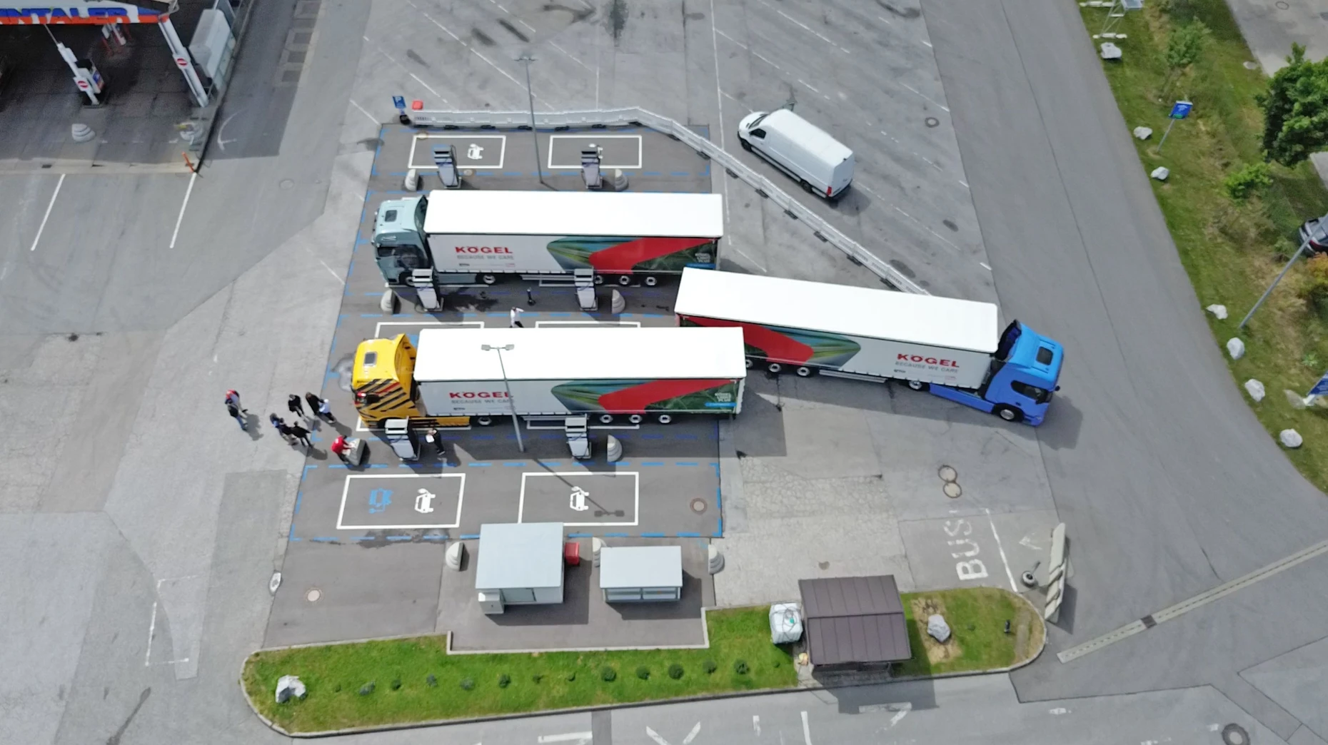 Mit dem E-LKW durchs Land: Schwer unter Strom