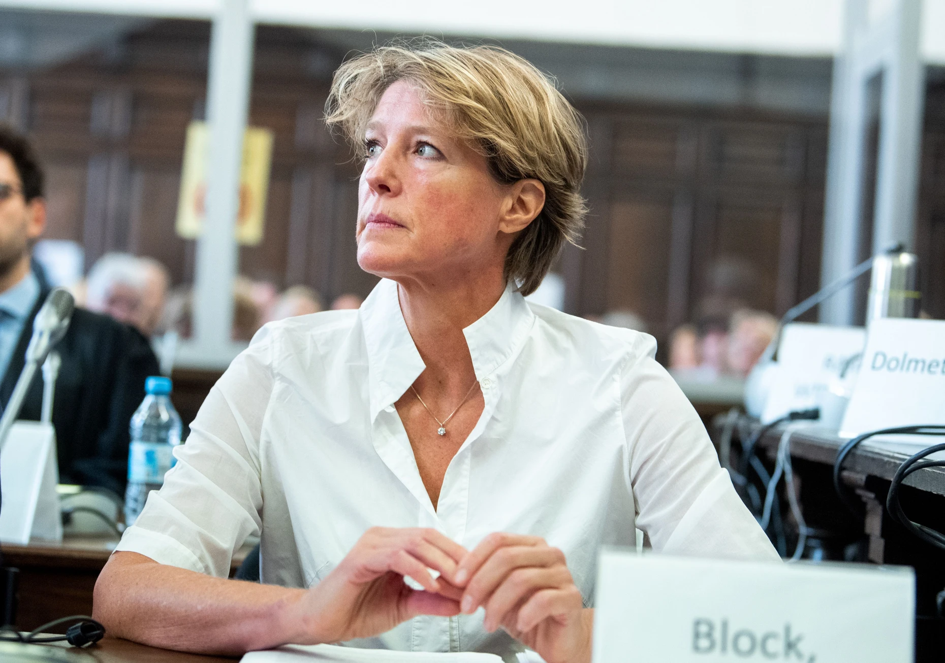 Wieder im Zeugenstand: Christina Block