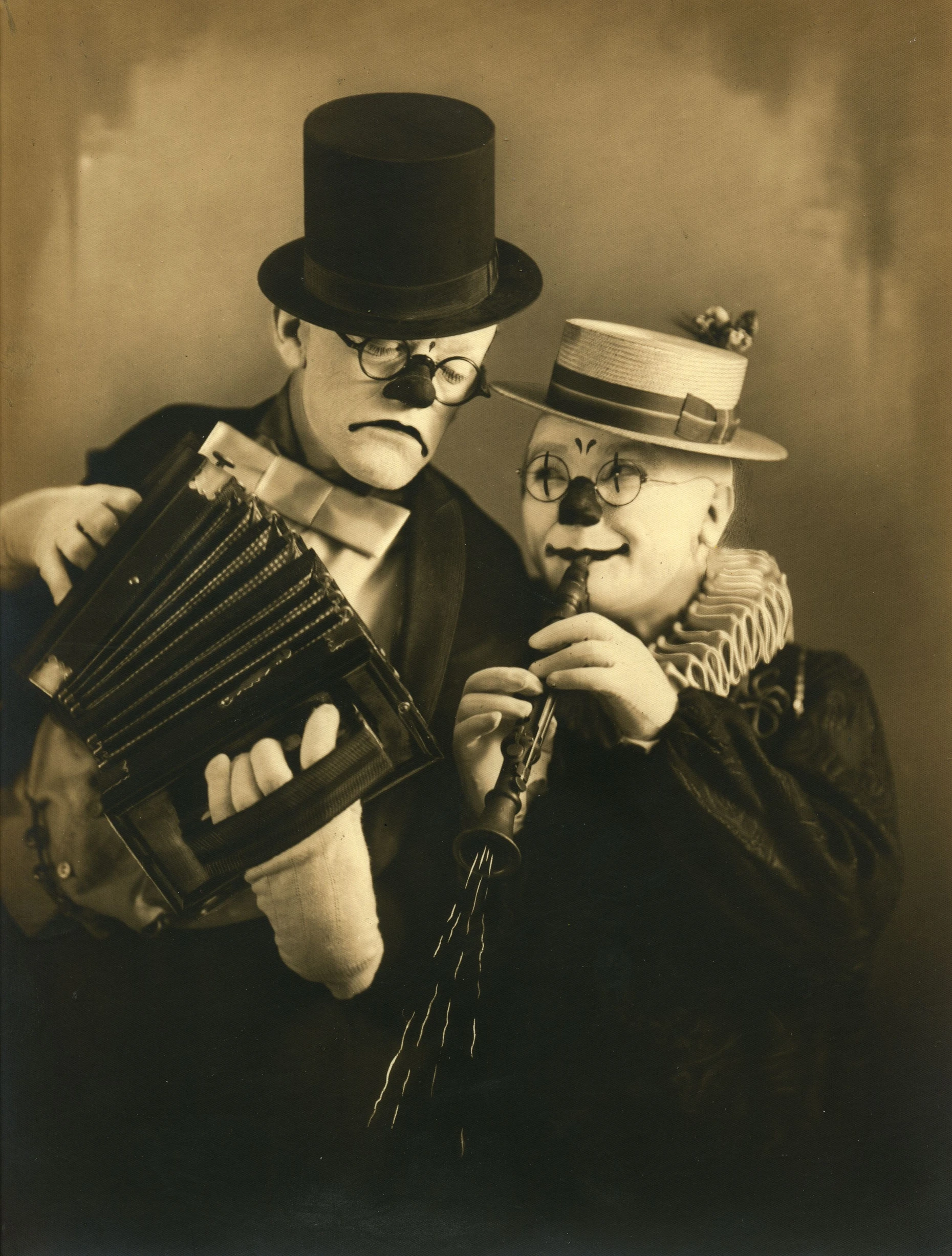 Karl Valentin und Liesl Karlstadt als Musicalclowns im Jahr 1928