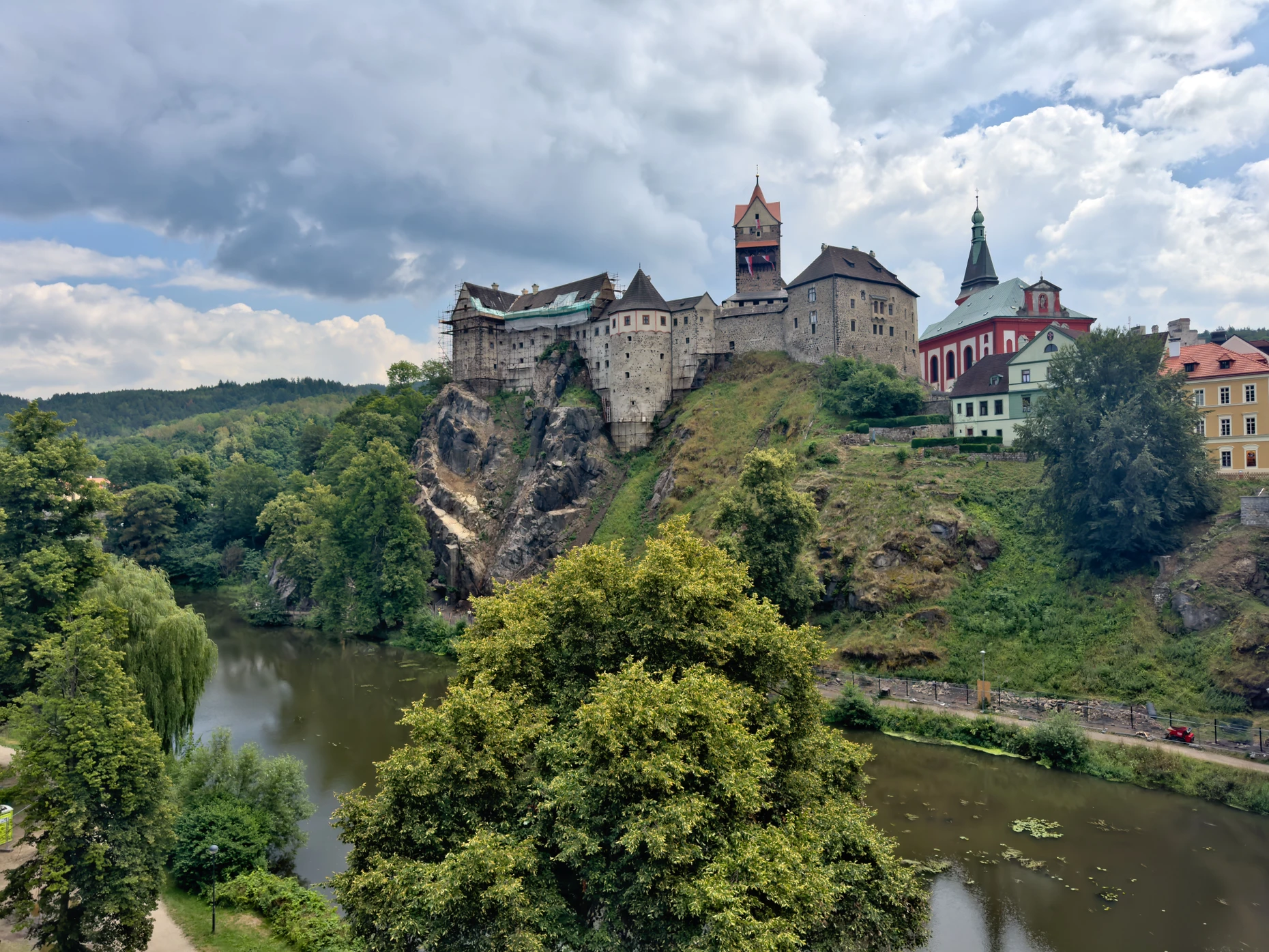 Gleich hinter der deutsch-tschechischen Grenze: Cheb an der Eger