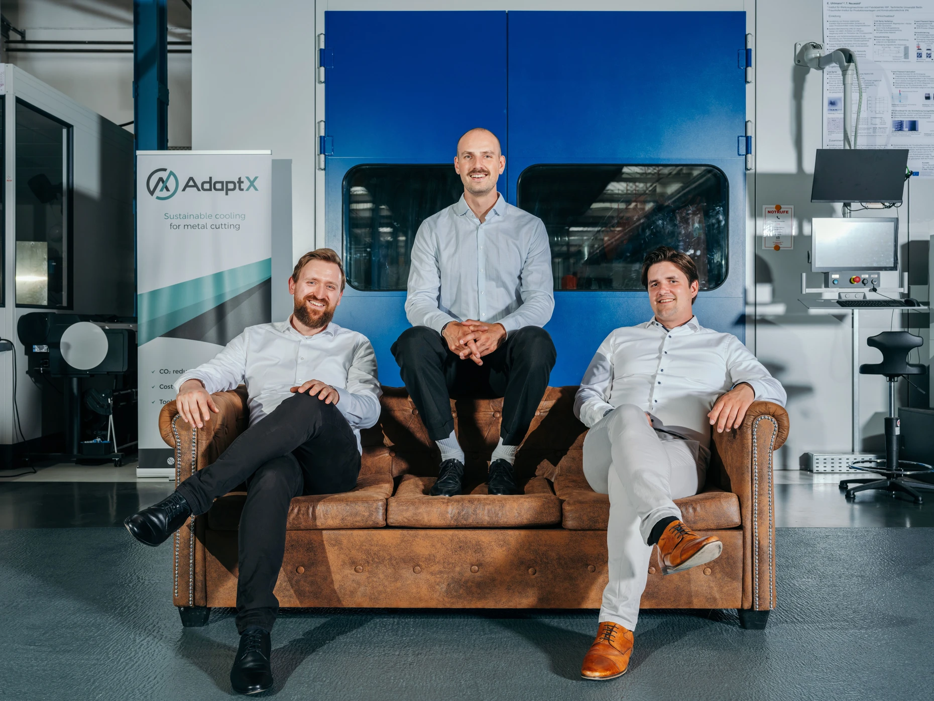 Paul Meier, Tim Bornemann und Danny Schroeter (v.l.)