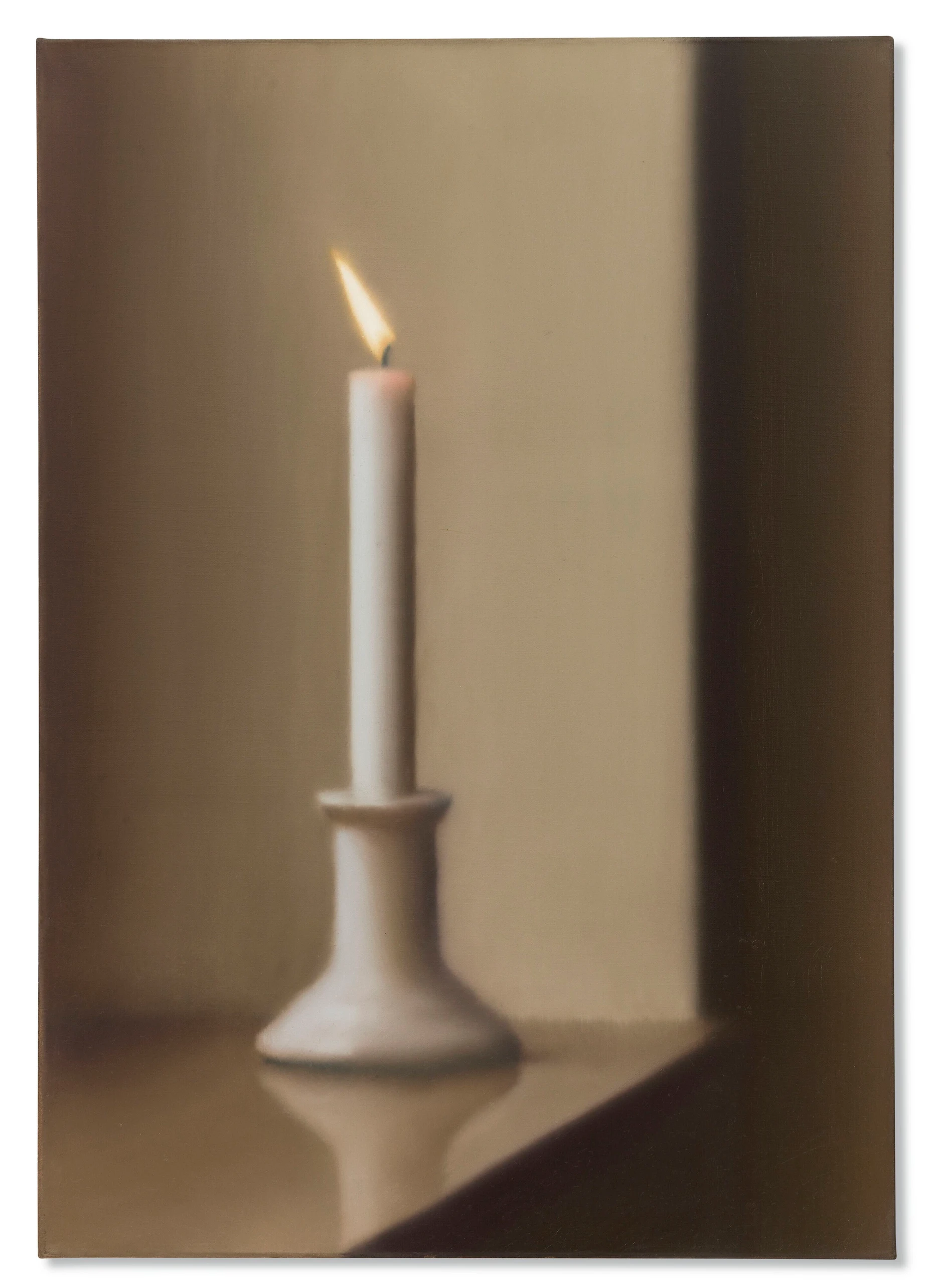 Da fiel der Hammer schon bei 30 Millionen Dollar: Gerhard Richter, „Kerze“, bei Christie’s