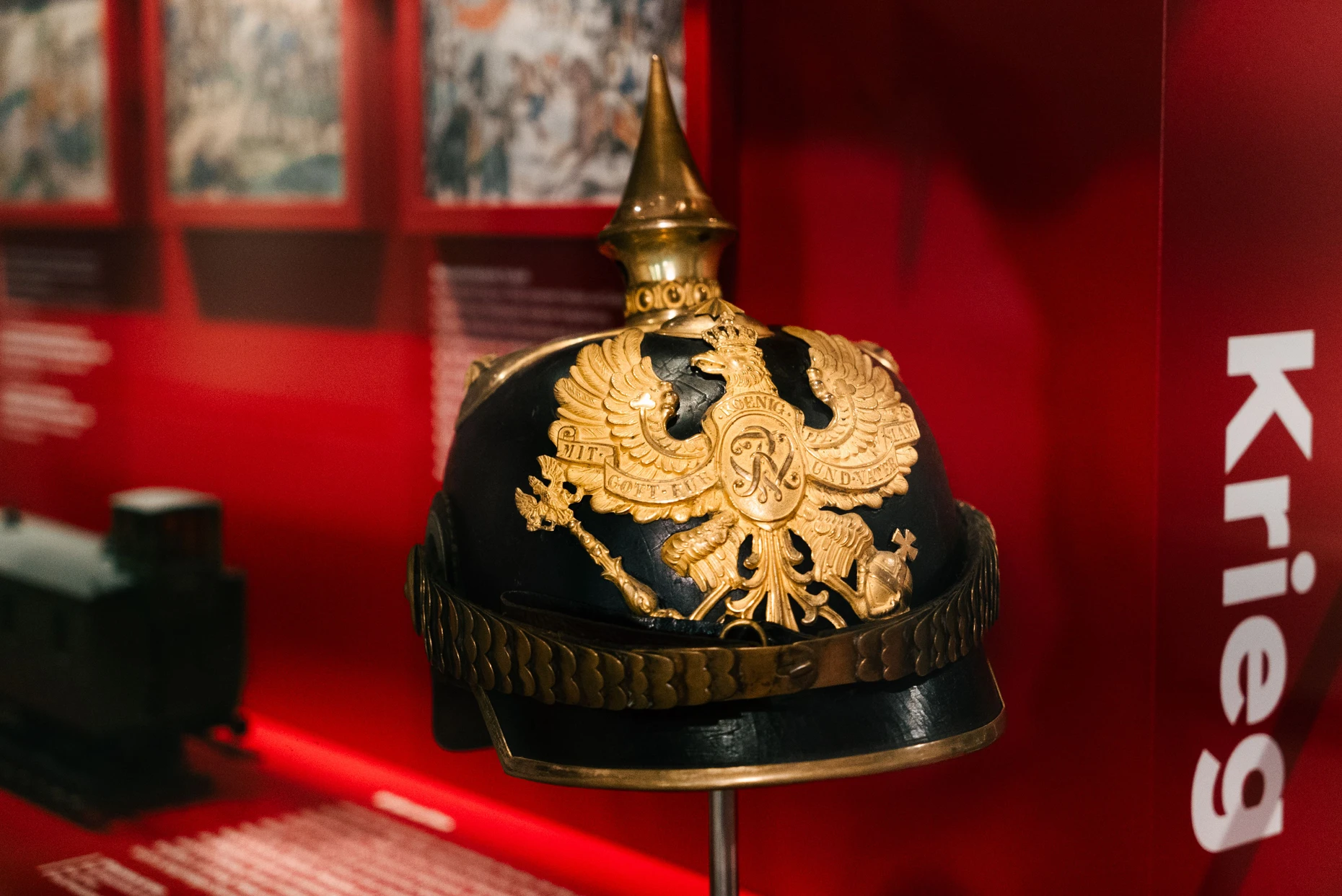 Ein Inbegriff des Preußentums im wilhelminischen Kaiserreich: die Pickelhaube