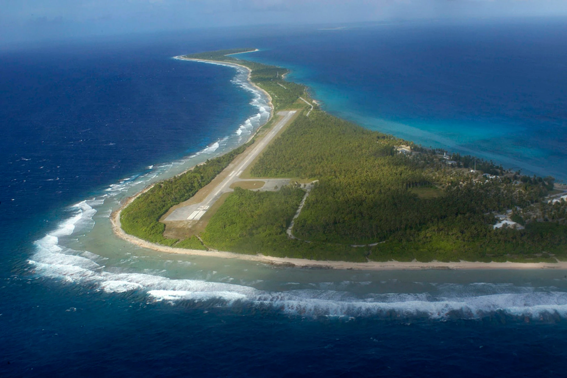 Auch „Rongelap Island“ ist Teil der Inselgruppe der Marshallinseln.
