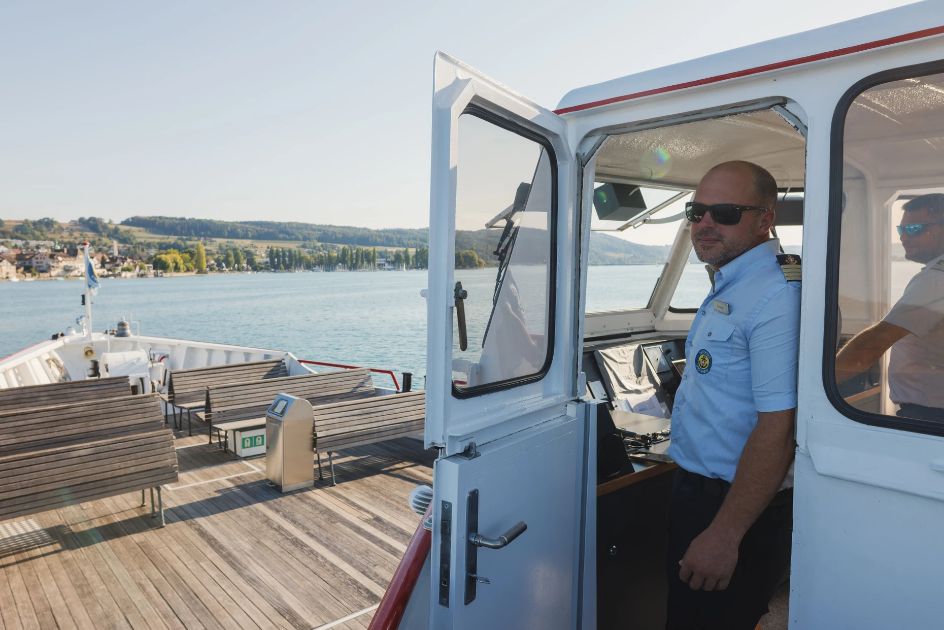 Martin Singer, Kapitän der Thurgau, kennt den Untersee seit seiner Kindheit.